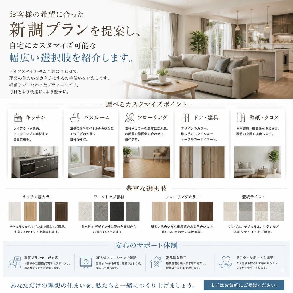 新調の提案