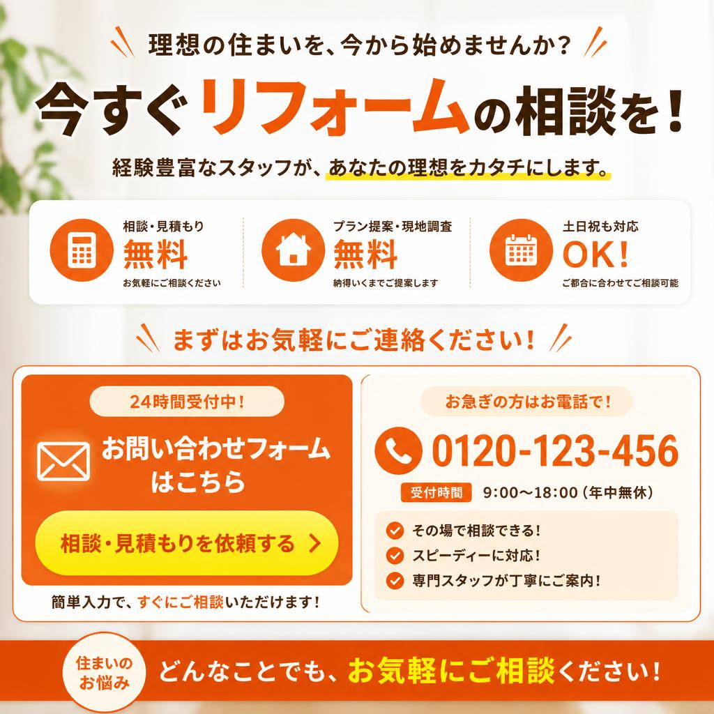 今すぐお問い合わせを！