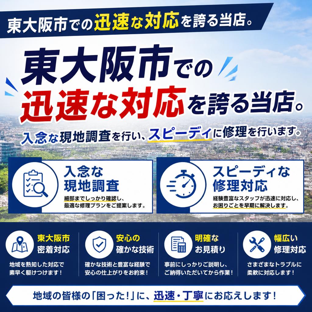 快速対応！地域密着のサービス