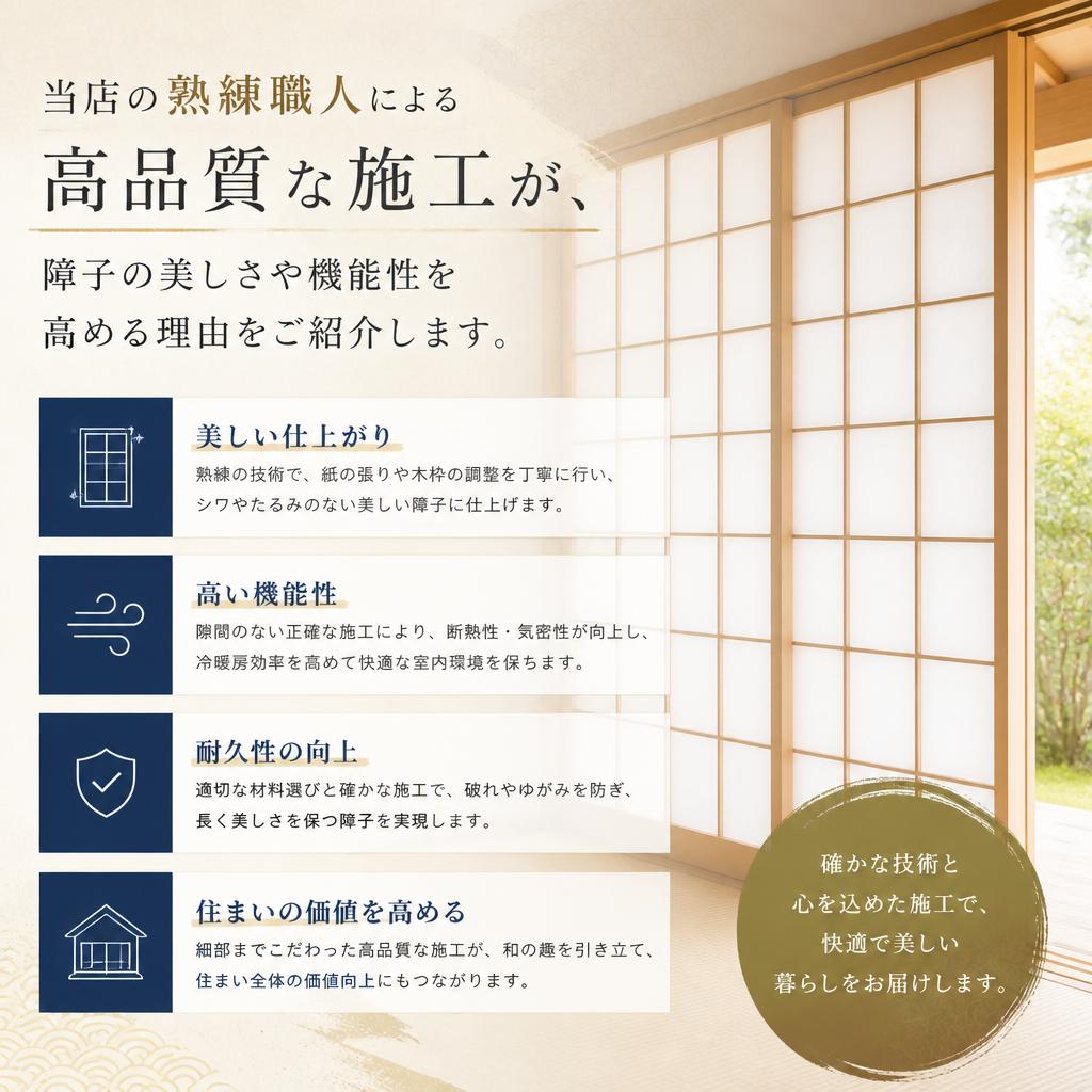 4. 職人による高品質な施工