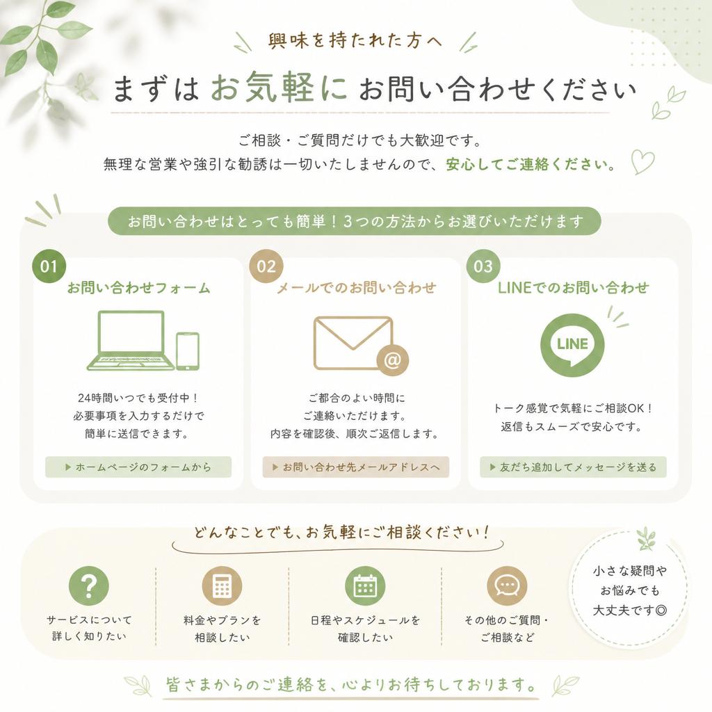 7. お問い合わせと相談窓口