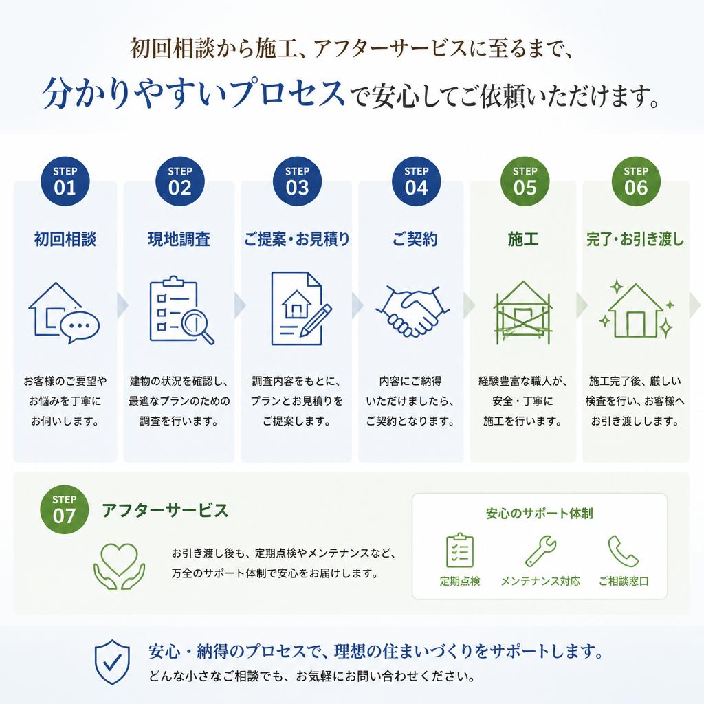 張替えの流れ