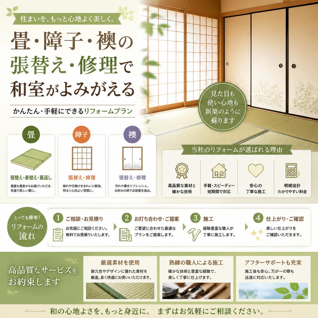 4. 手軽にできるリフォームオプション