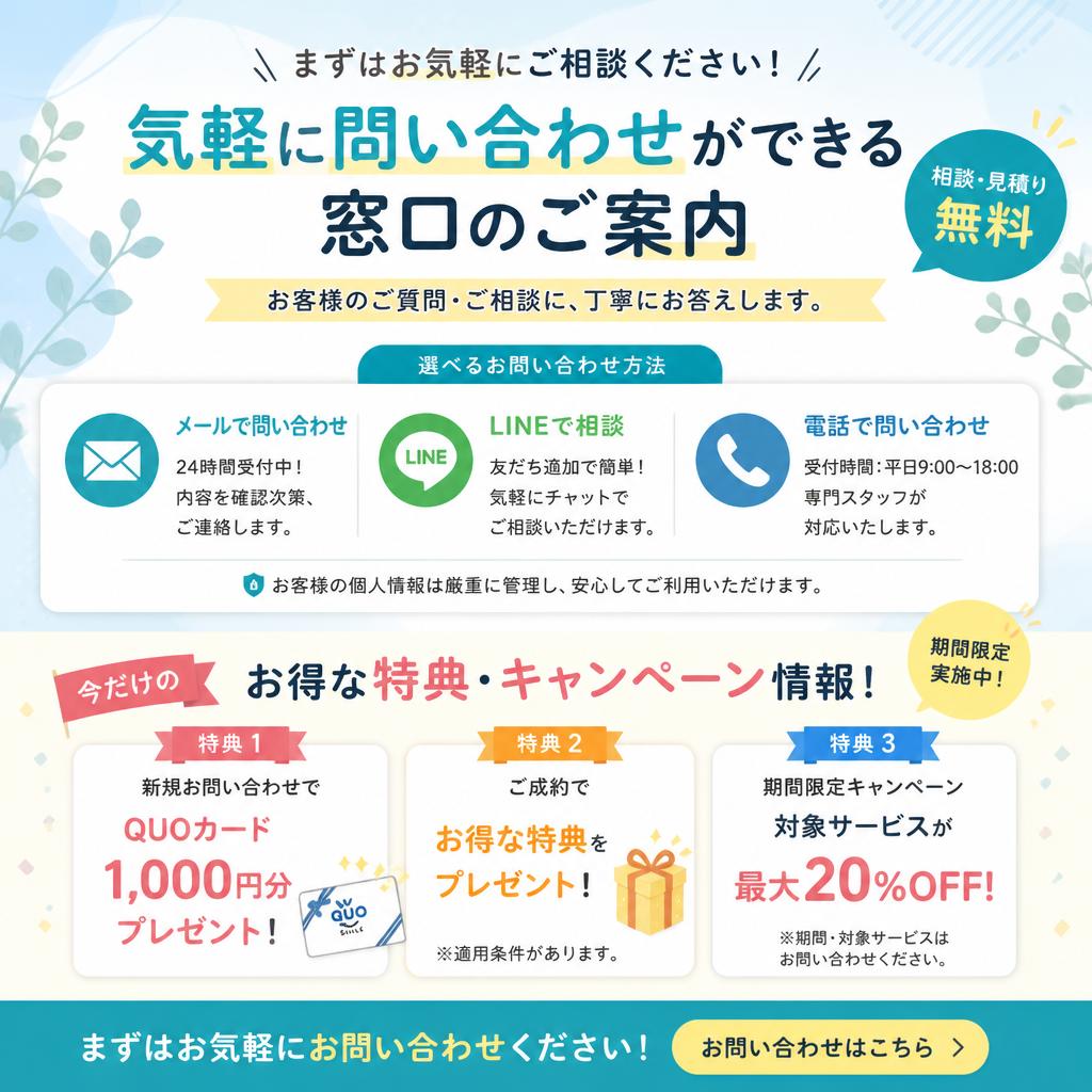 7. お問い合わせ・ご相談