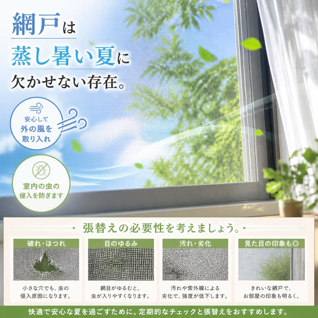 2. 網戸の重要性